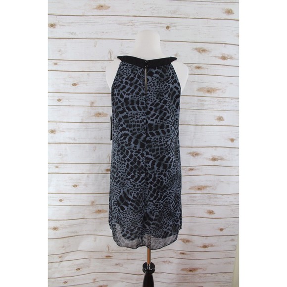 LIV Sleeveless Floral Dress Beaded Collar Animal Print Size 6 New‎ With Tag - Picture 3 of 9